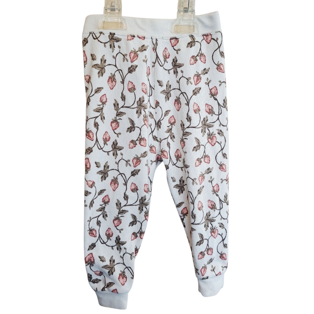 All Over Neutral Palette Strawberry 🍓Printed Kids Pajamas Bottoms Size 2T